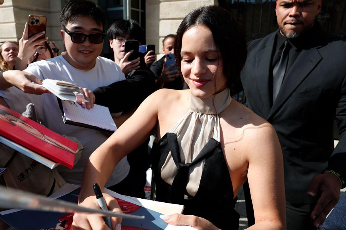 Rosalía, fotografiada en París el 29 de septiembre de 2025.
