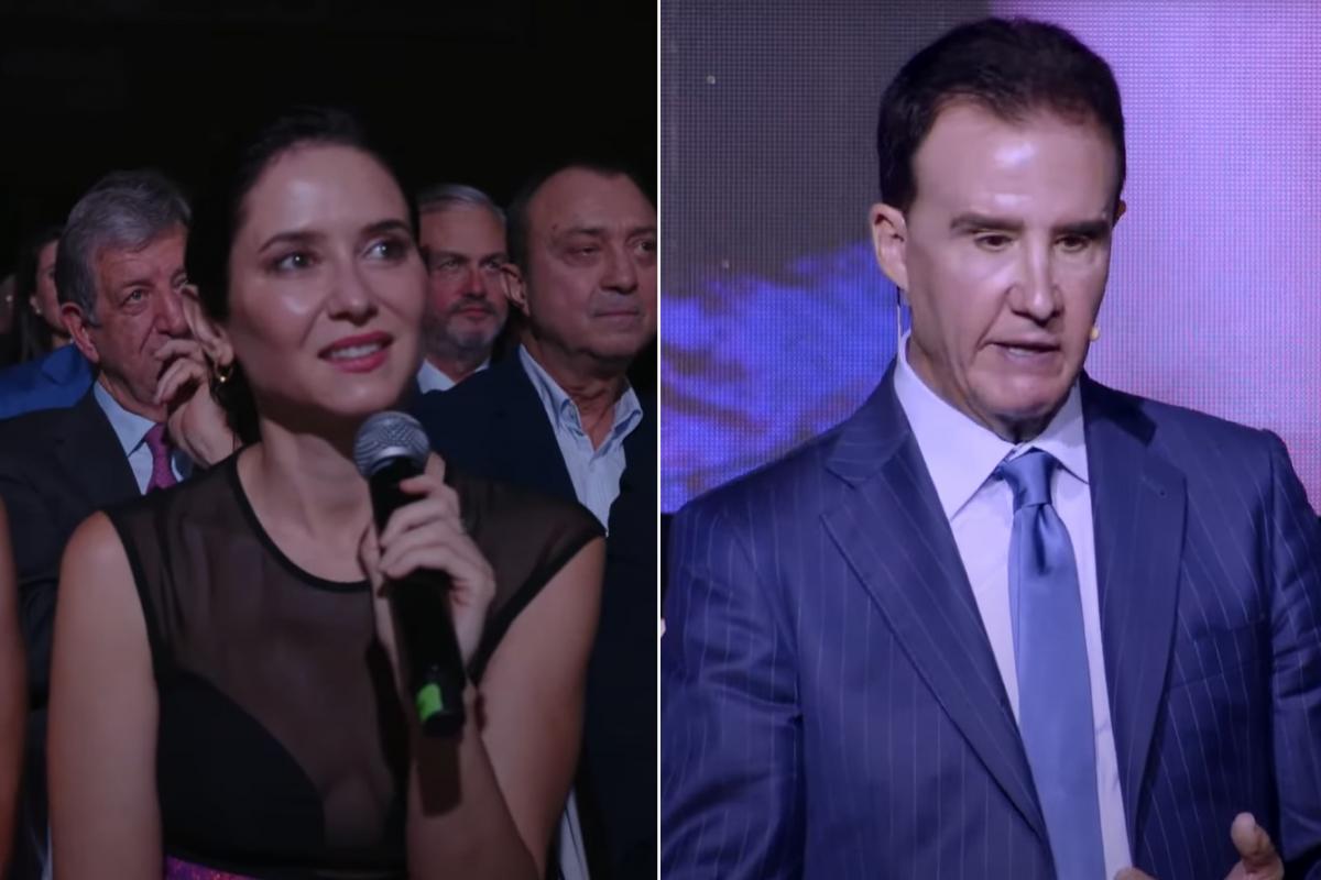 Fotomontaje de Isabel Díaz Ayuso y José Ramón de la Morena