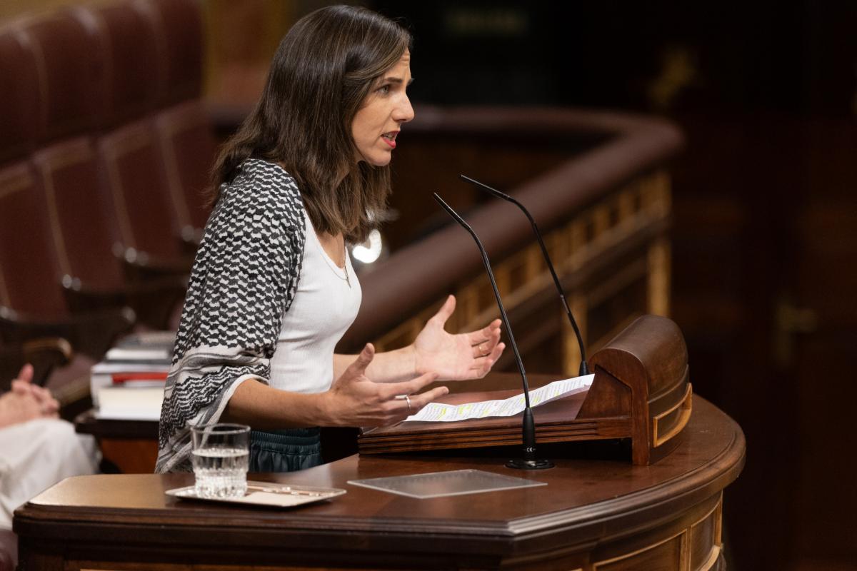 Secretaria general de Podemos, Ione Belarra.