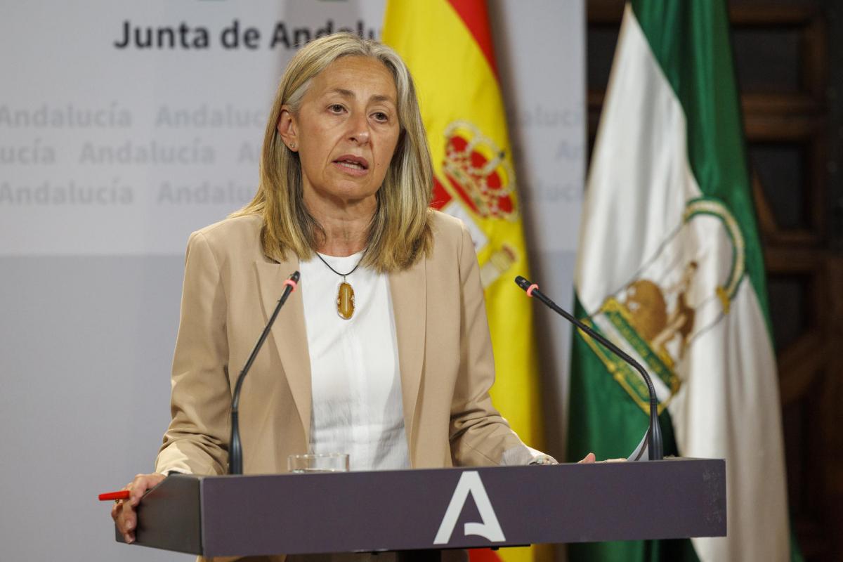 La consejera andaluza de Salud, Rocío Hernández en julio.