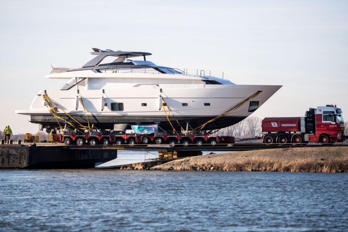 Un yate Sanlorenzo, en una imagen de archivo