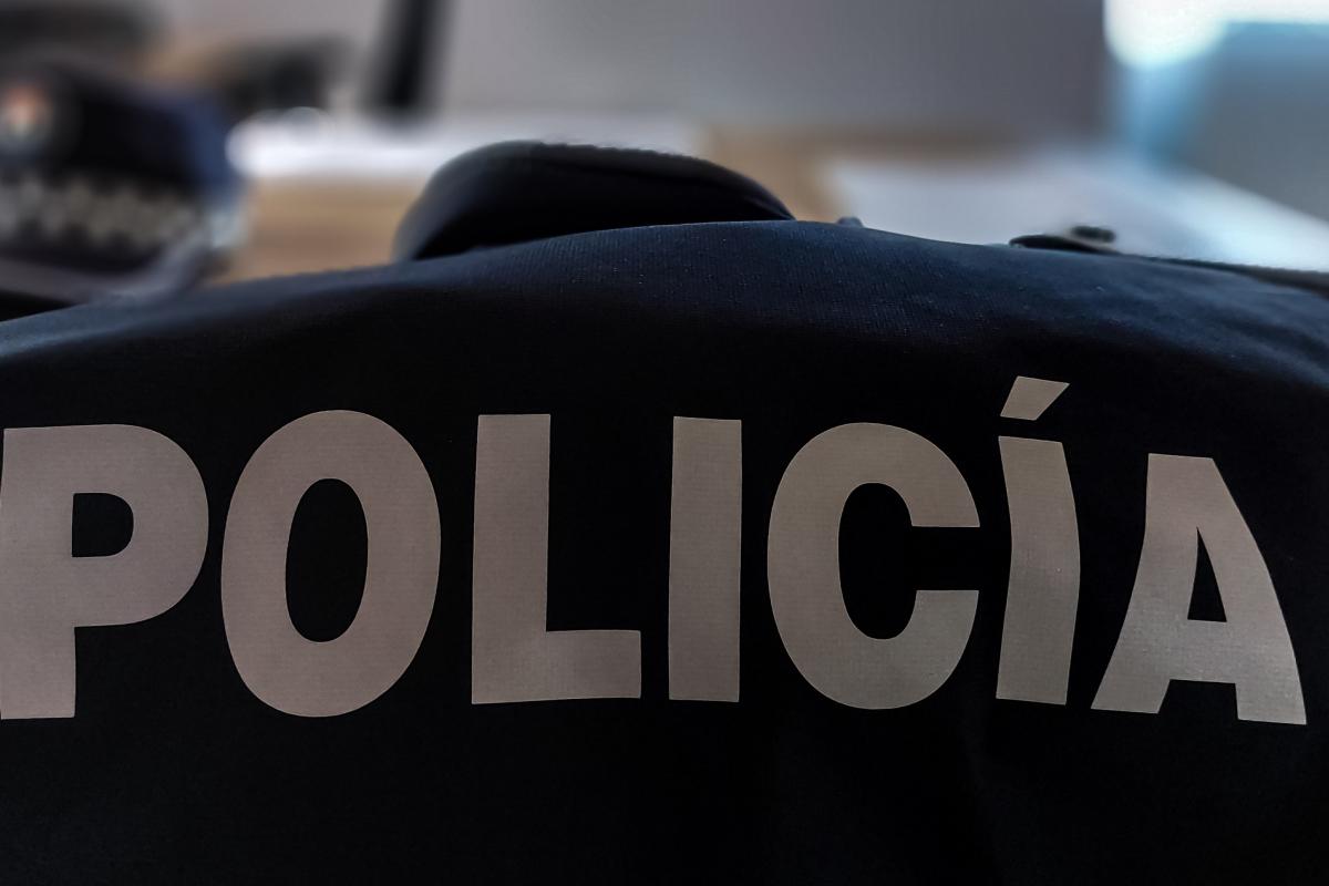 Uniforme de la policía local, en Valladolid.