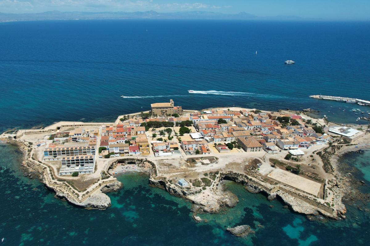 La isla de Nueva Tabarca, en una imagen de archivo