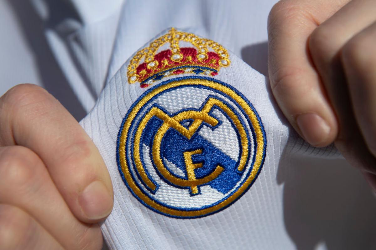 El escudo del Real Madrid, en una camiseta