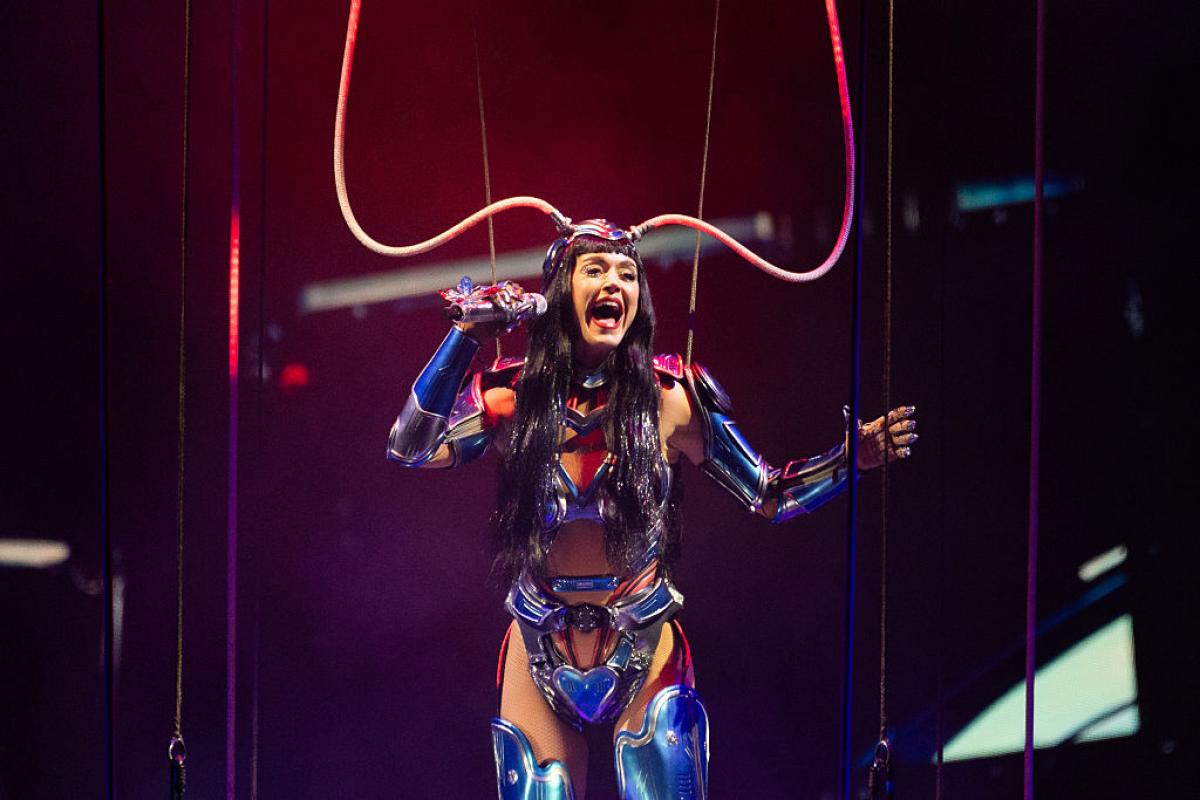 Katy Perry, en un concierto de su última gira.