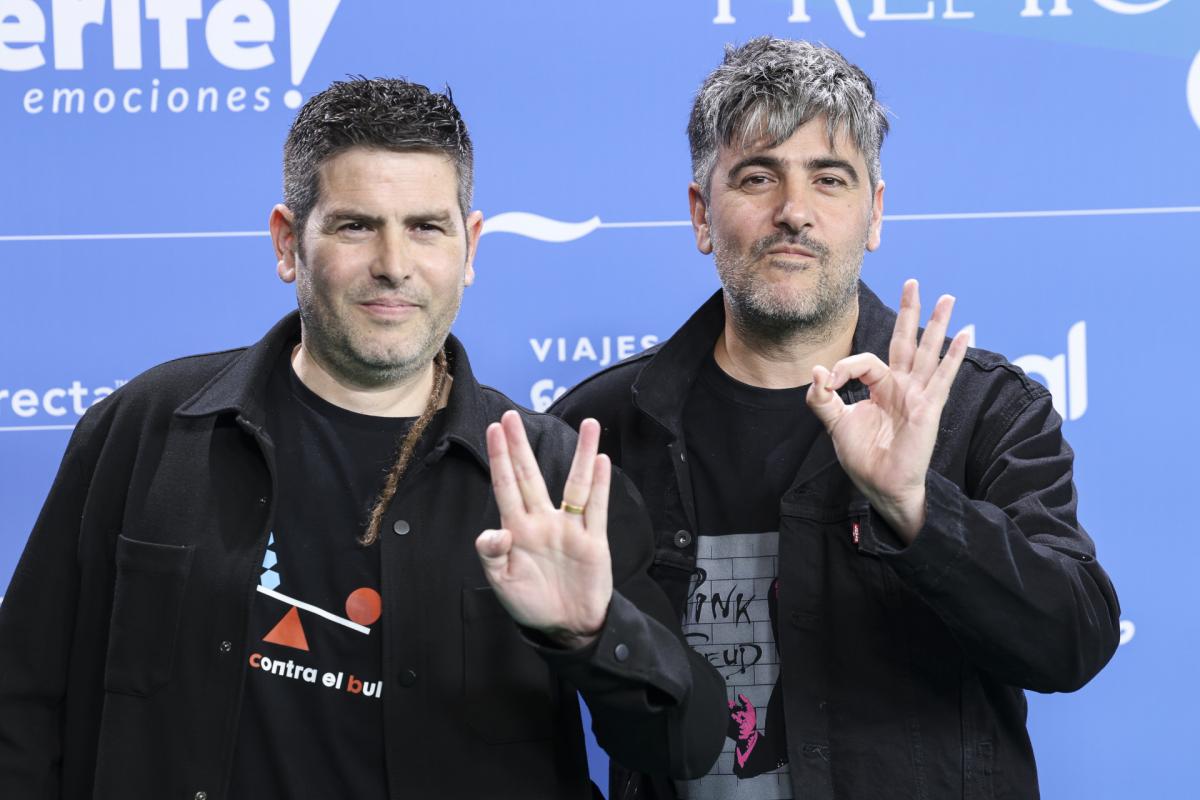 El dúo Estopa en los Premios Dial el 20 de marzo de 2025.
