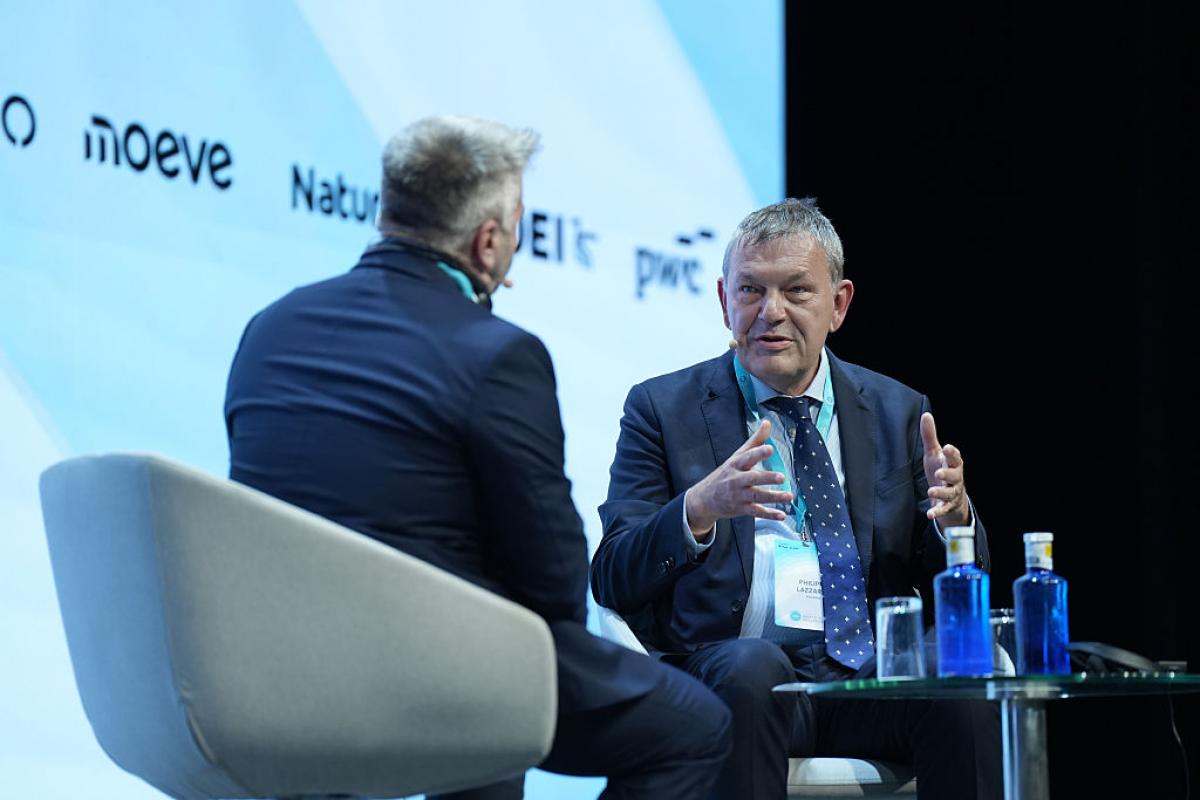 Philippe Lazzarini, en su intervención en el foro World In Progress