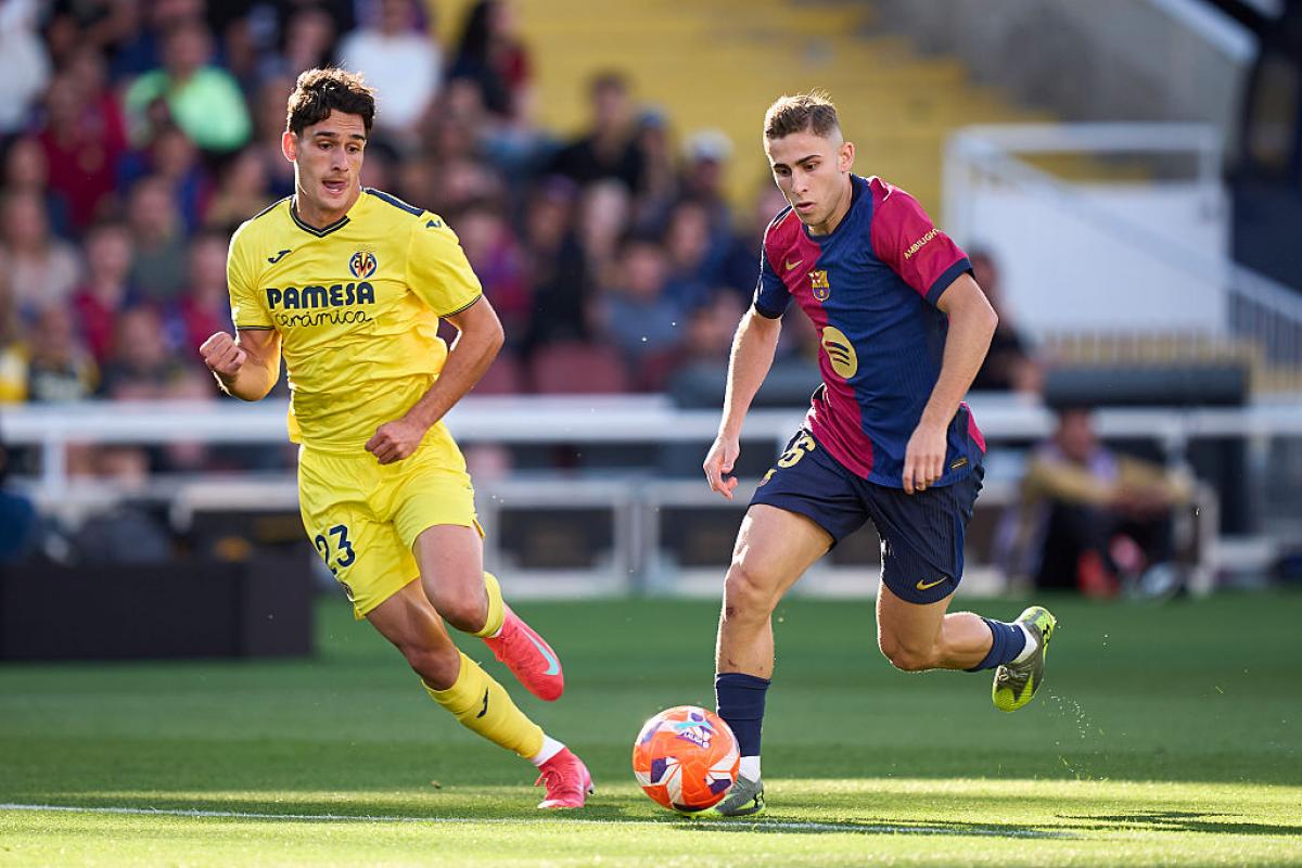 Sergi Cardona y Fermín López, en un lance del Barcelona-Villarreal de la pasada temporada