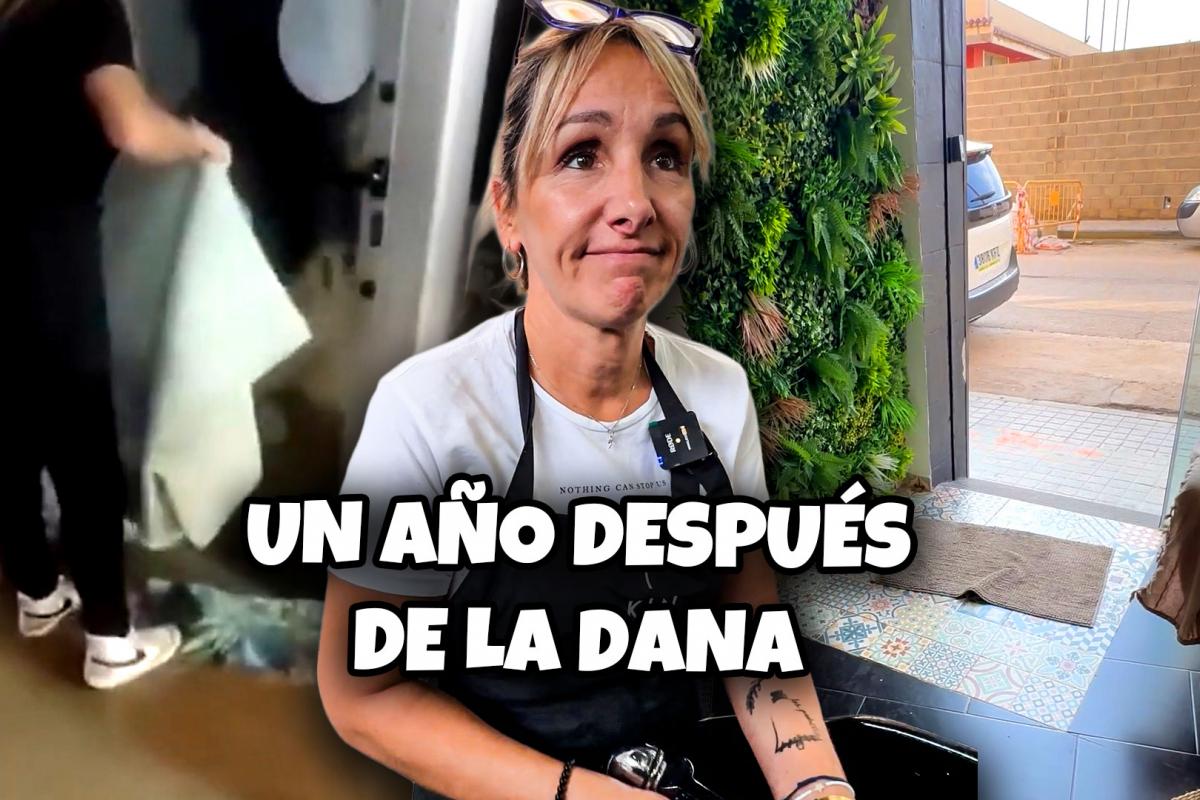La peluquería de la DANA un año después.