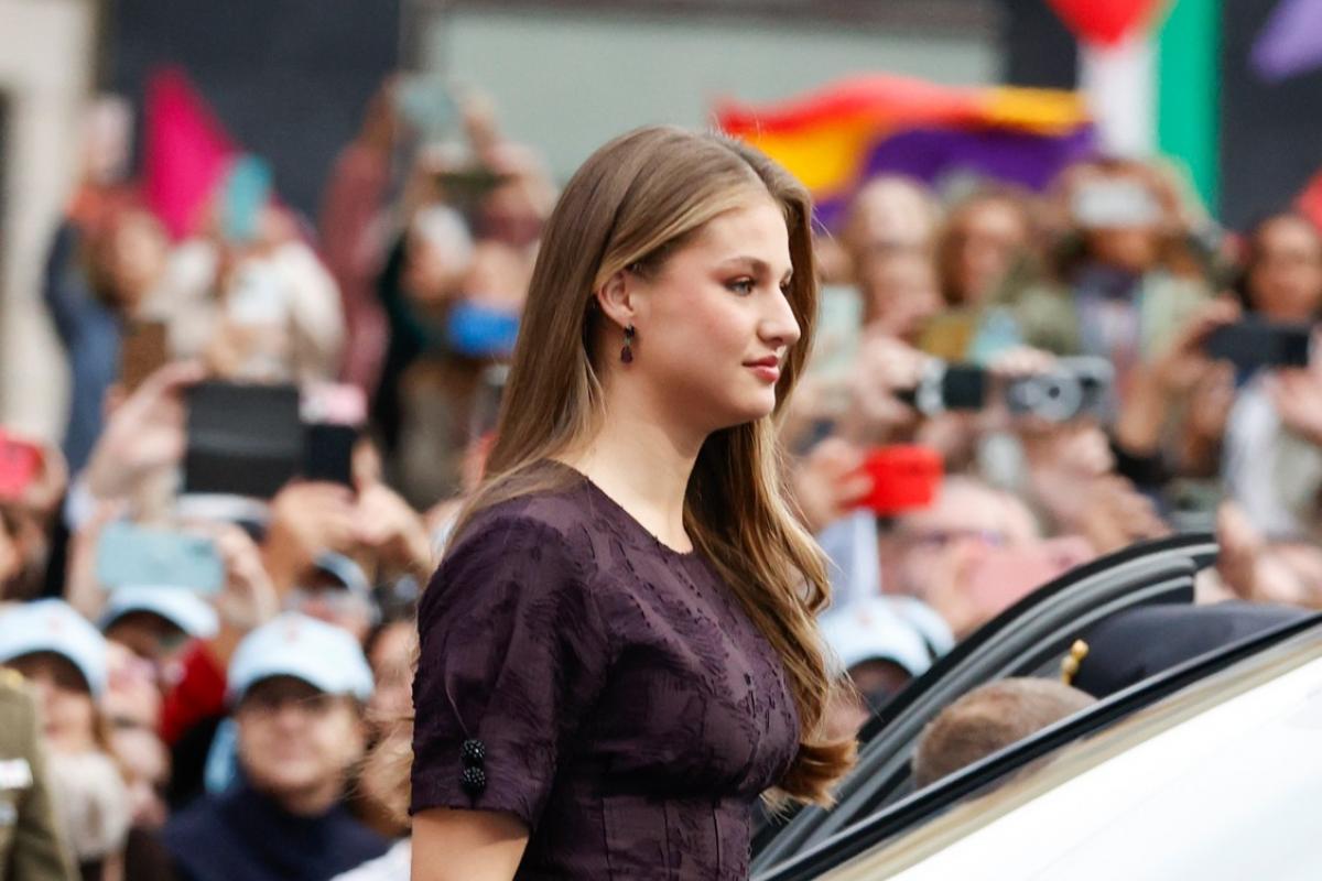 La princesa Leonor llega a los Premios Princesa de Asturias.