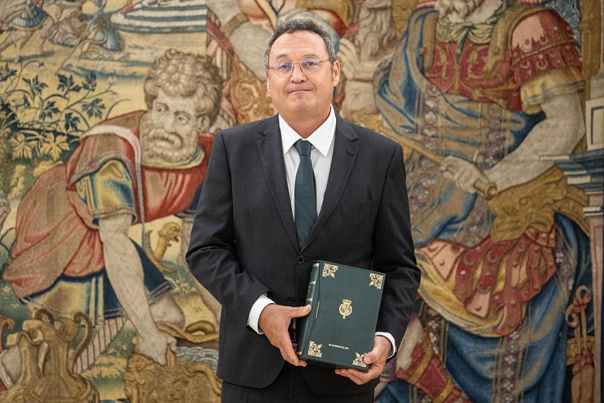 Álvaro García Ortiz, fotografiado en La Zarzuela el 3 de septiembre de 2025.