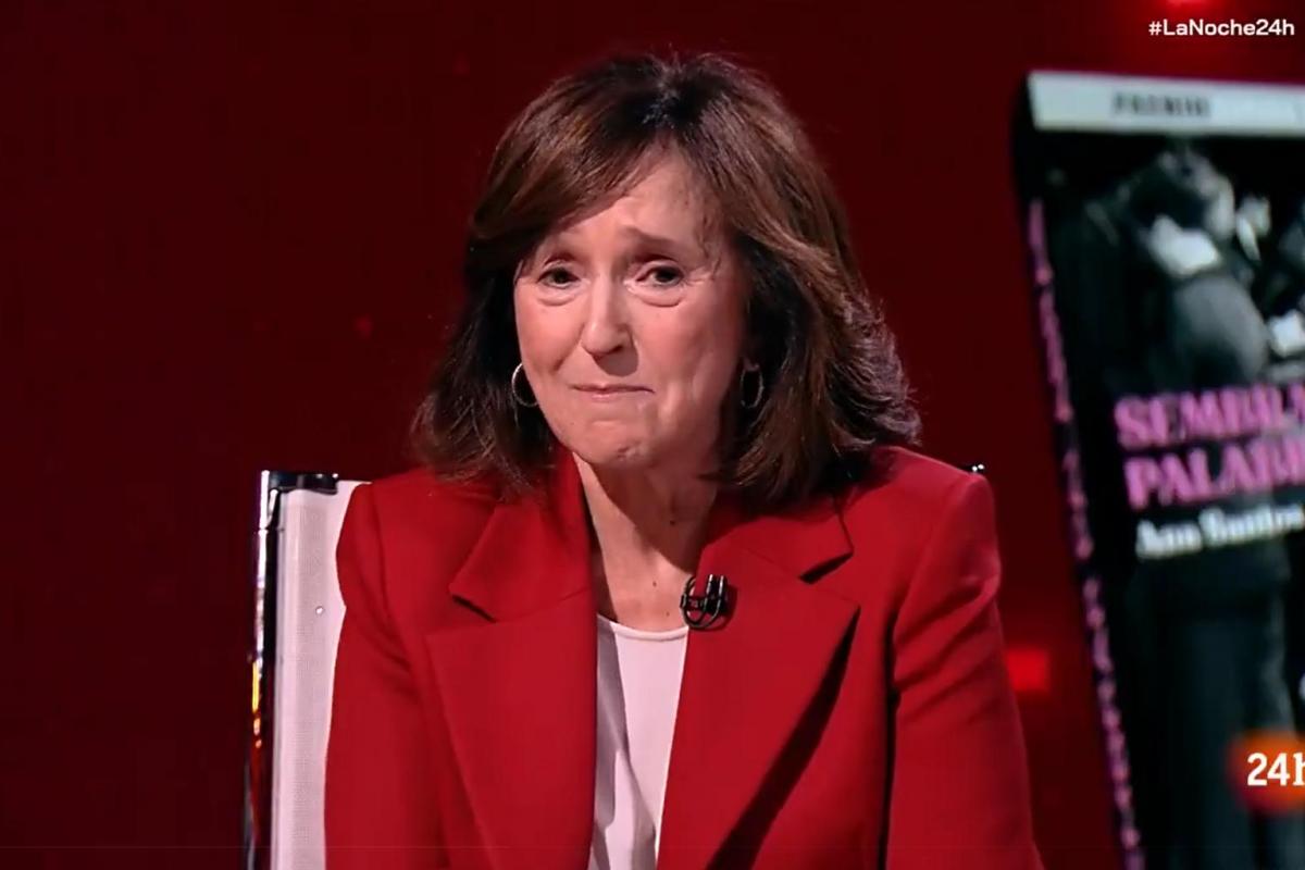 Ana Santos en su entrevista en 24 Horas.