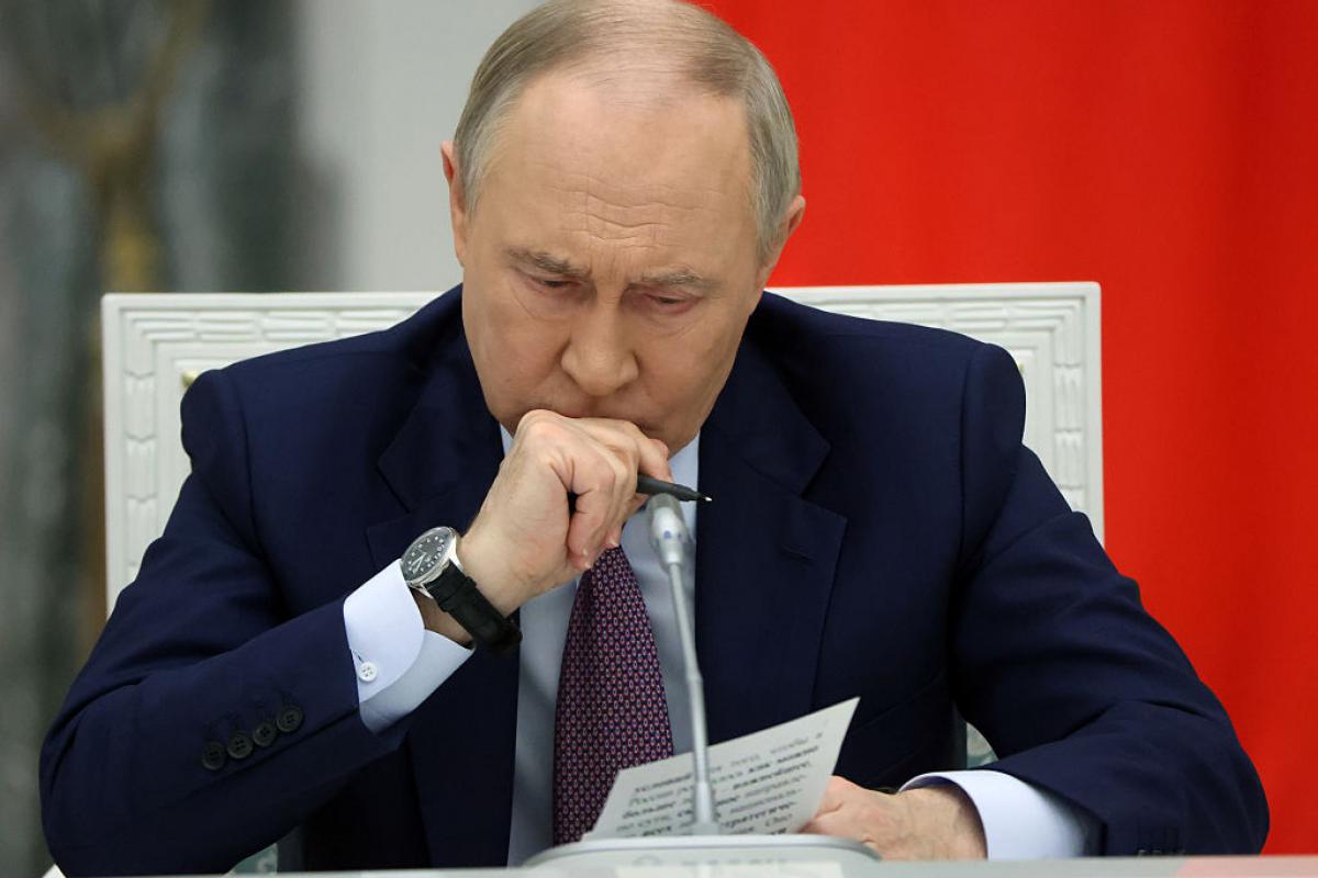 El presidente de Rusia, Vladímir Putin, pensativo, en una imagen de archivo