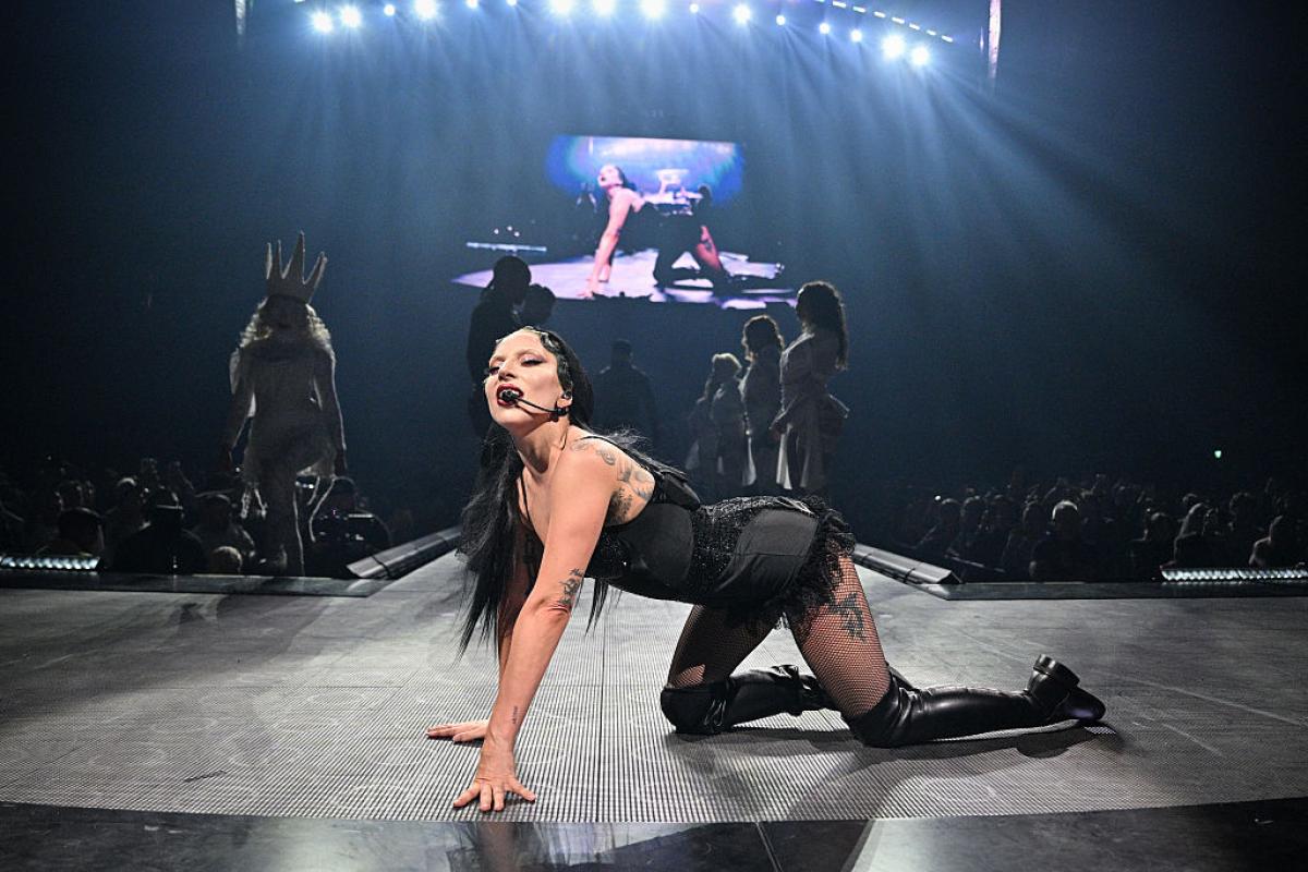 Lady Gaga, en la primera de sus tres actuaciones de Barcelona.