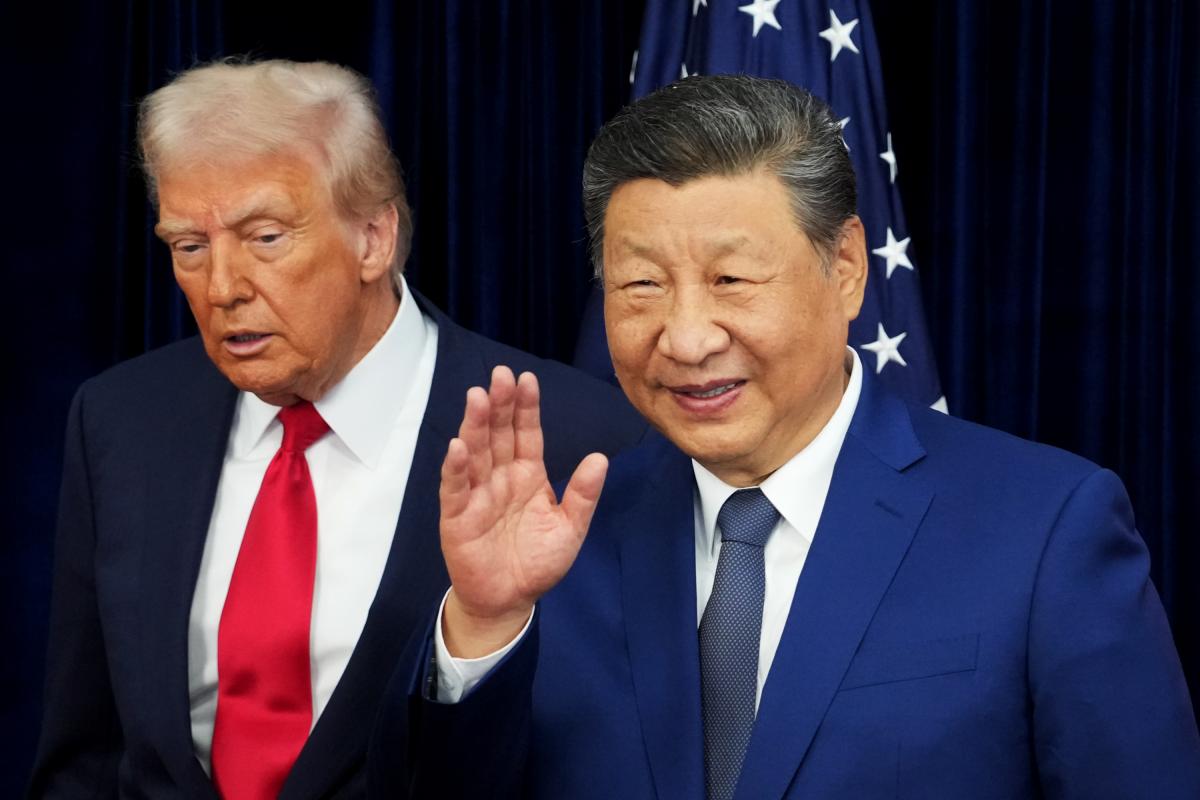 El presidente de Estados Unidos, Donald Trump, y el presidente de China, Xi Jinping.