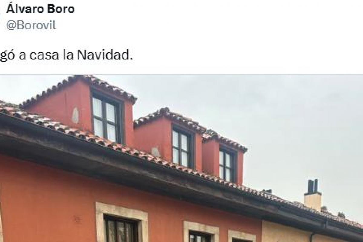 El tuit publicado por @Borovil sobre lo que han instalado en su calle.