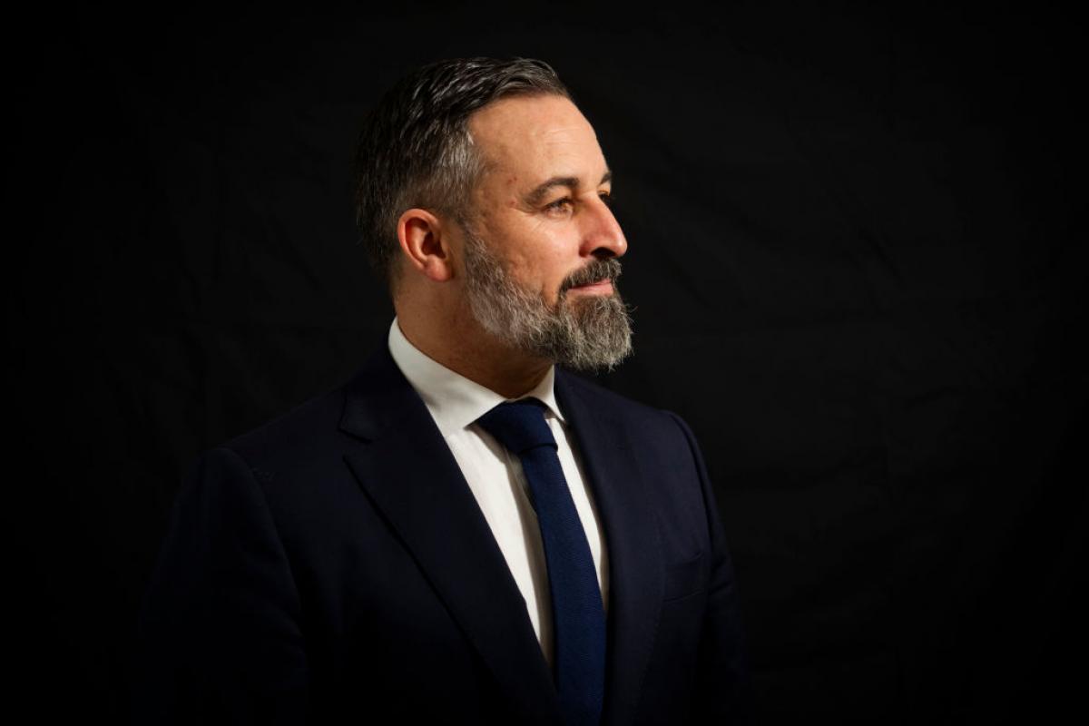 El líder de VOX, Santiago Abascal, posa para la agencia Europa Press, el 29 de noviembre de 2024, en Madrid.