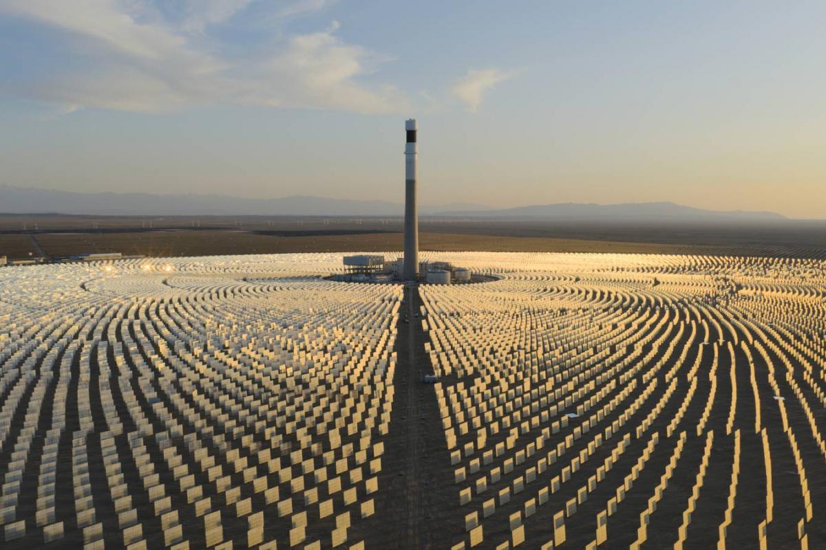 Planta de energía solar térmica Golden