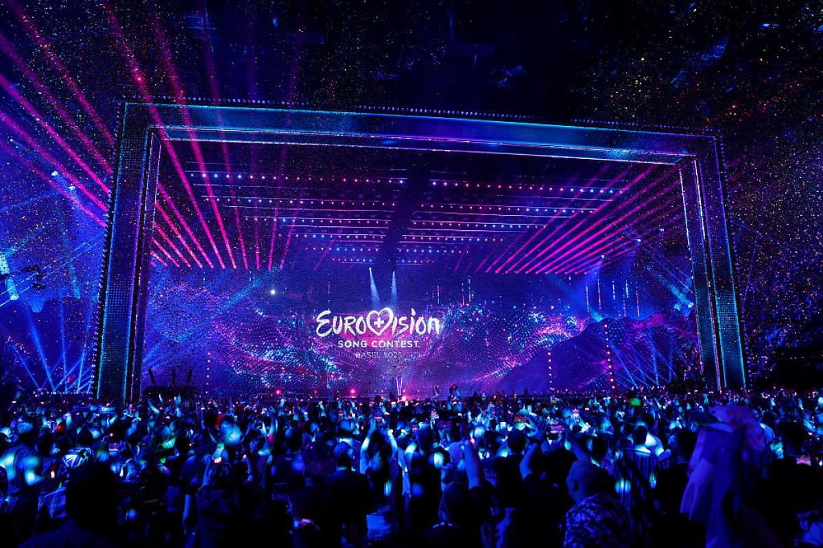 El escenario del festival de Eurovisión 2025