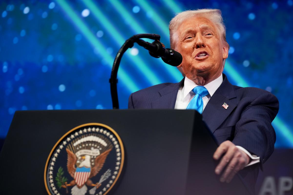 Imagen de archivo del presidente de EEUU, Donald Trump.