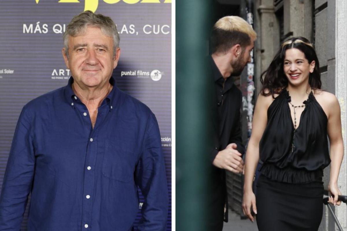 Una foto de Ramon Arangüena y otra de Rosalía con Broncano en La Revuelta.