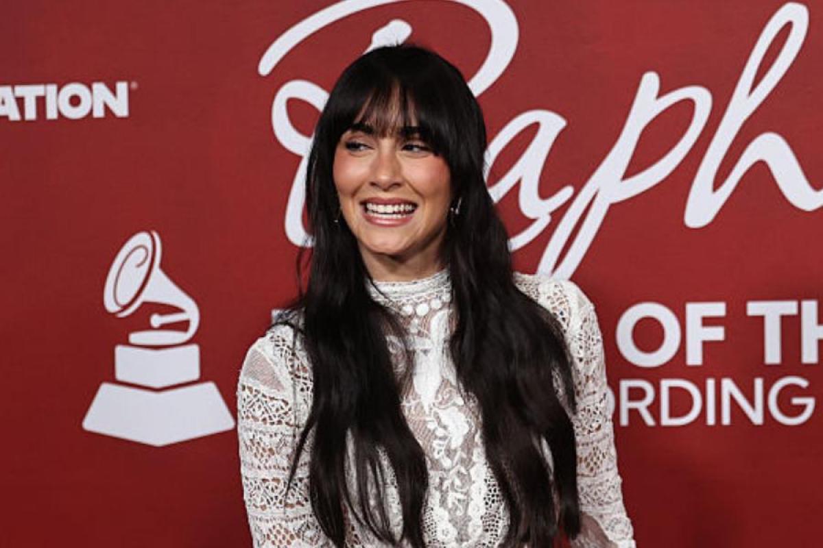 Aitana, en la alfombra roja del homenaje a Raphael