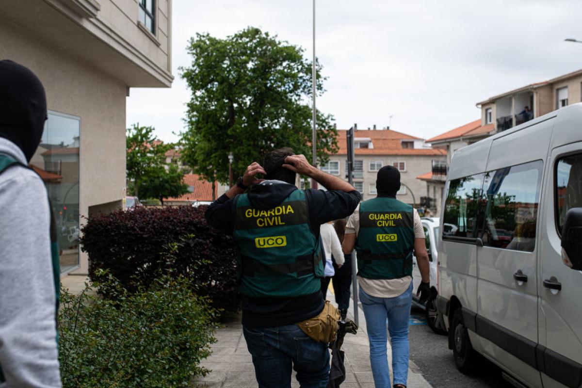 La UCO, durante una de sus actuaciones