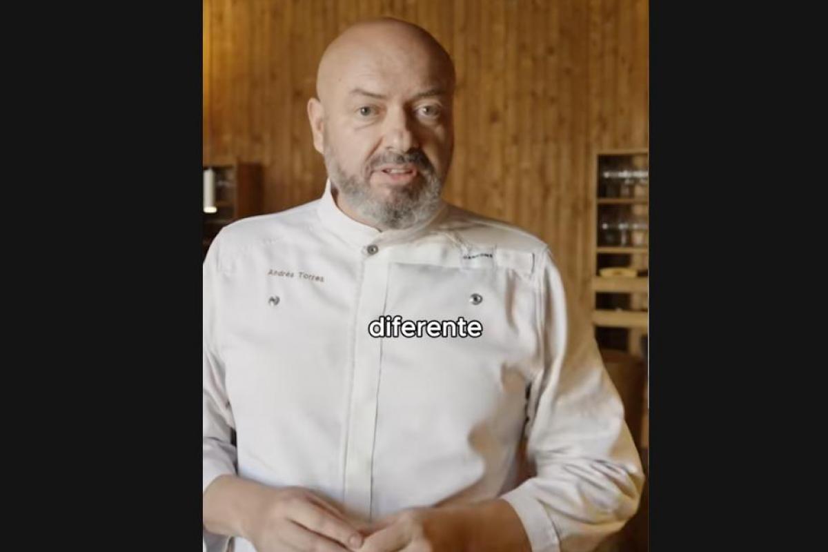 El chef Andrés Torres