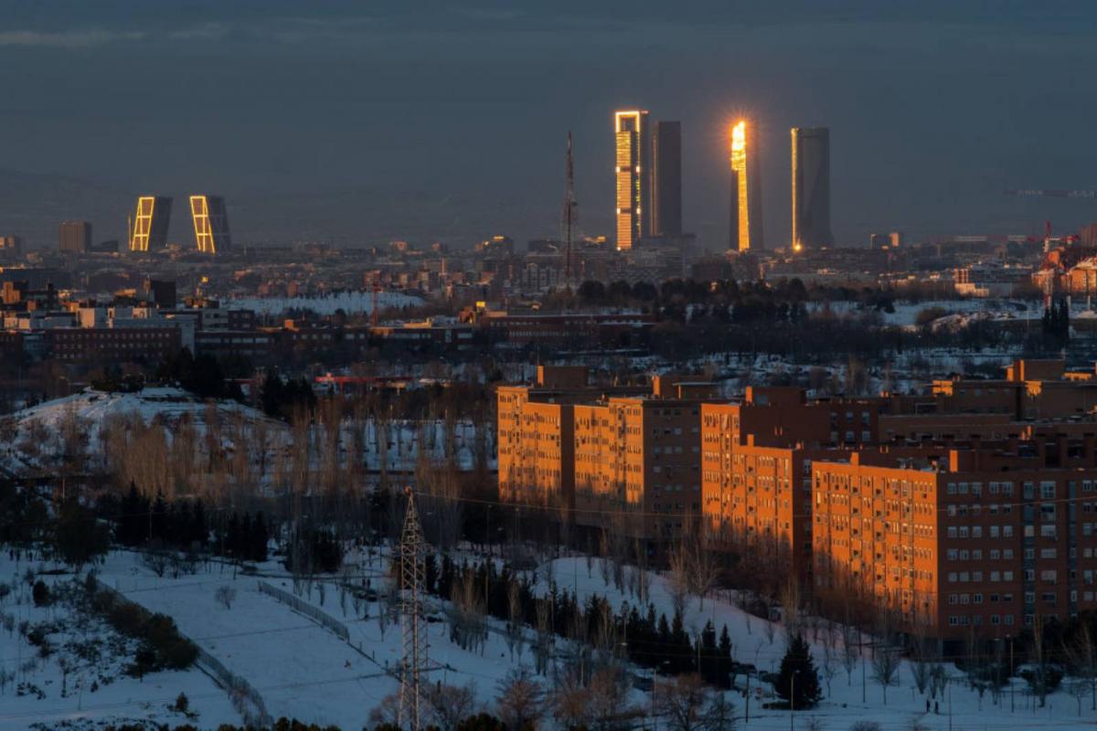 Panorama helado en Madrid tras la llegada de la Filomena