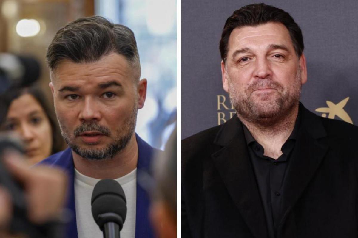 El actor Hovik y el político Gabriel Rufián en dos fotos separadas
