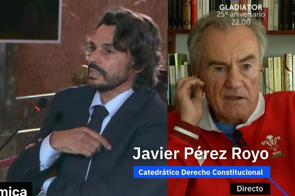 El catedrático de Derecho Constitucional, Javier Pérez Royo.