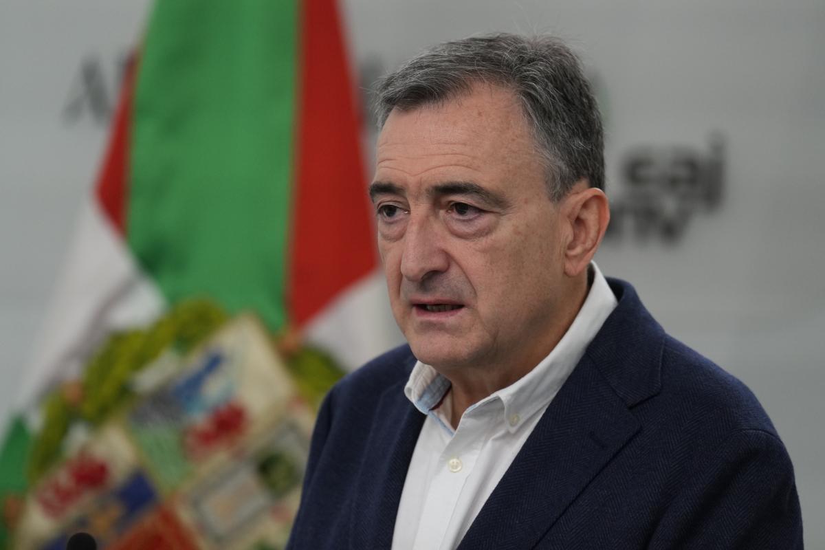 Aitor Esteban en un acto del PNV.