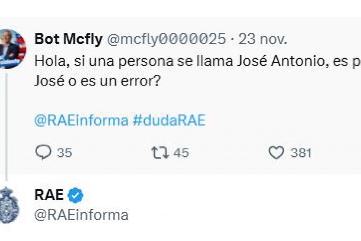 El tuit de la RAE que ha dado mucho que hablar.