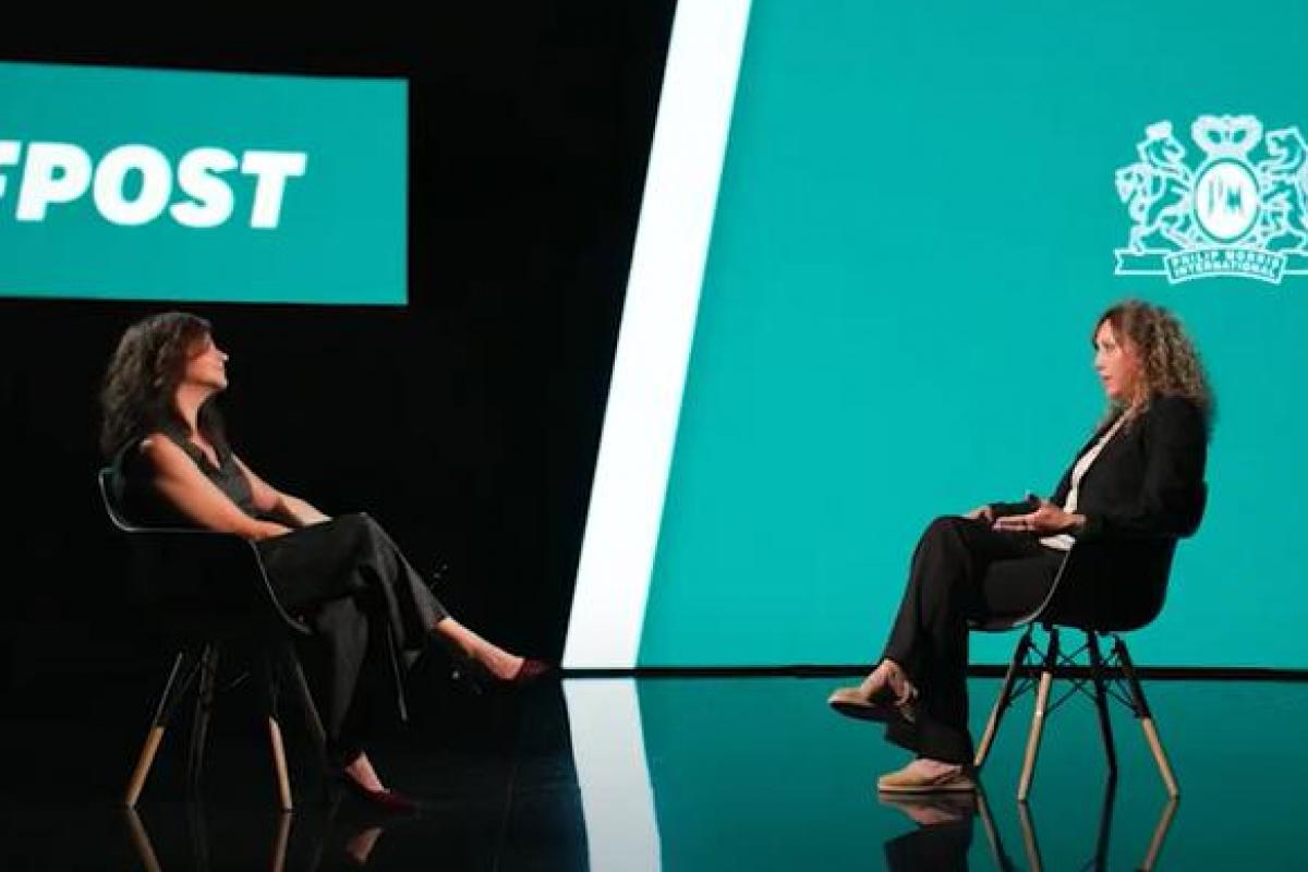 Un momento del encuentro con Maribel Biezma, doctora en Medicina y responsable de Asuntos Médicos y Científicos en Philip Morris Spain.