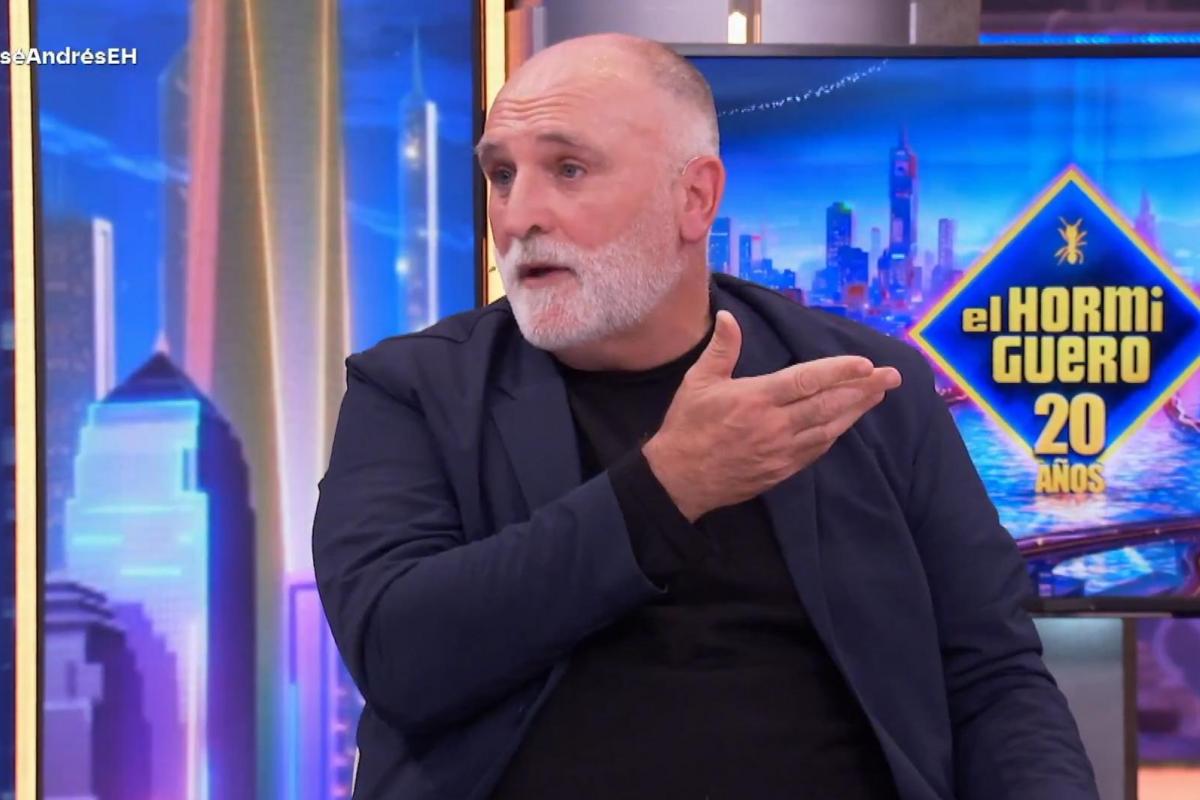 El chef José Andrés en su visita a 'El Hormiguero'.