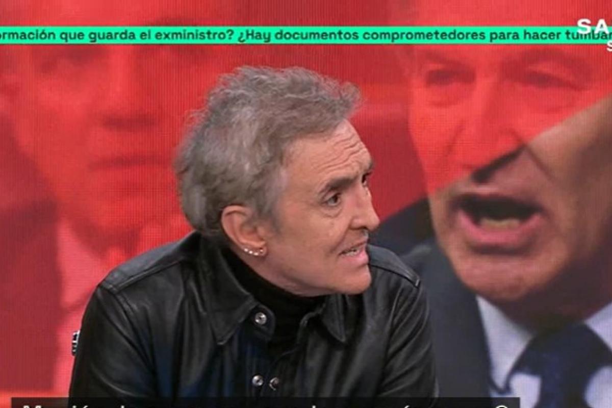 Ramoncín en 'laSexta Xplica', con Feijóo de fondo.