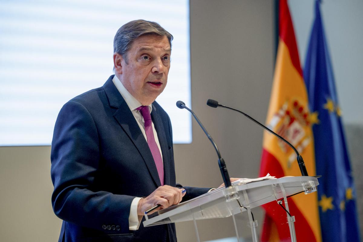 Luis planas este lunes 1 de diciembre en Madrid.