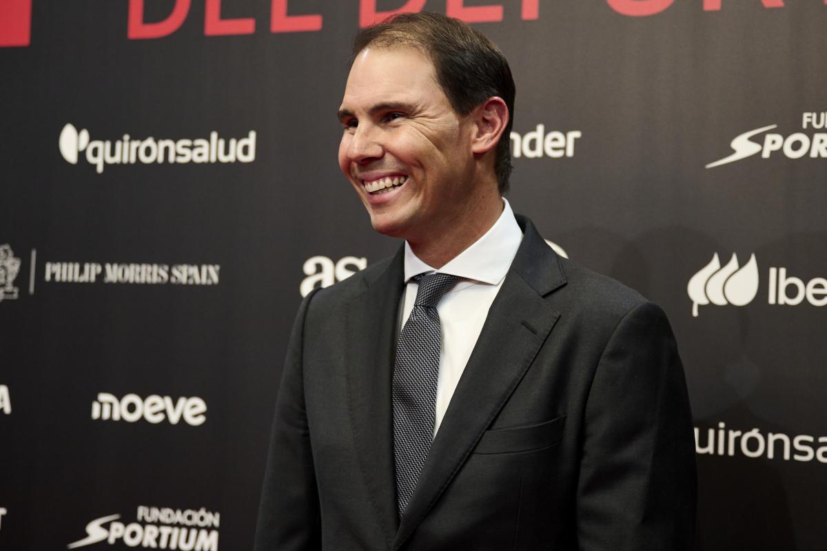 Rafael Nadal durante los Premios AS del Deporte 2025.