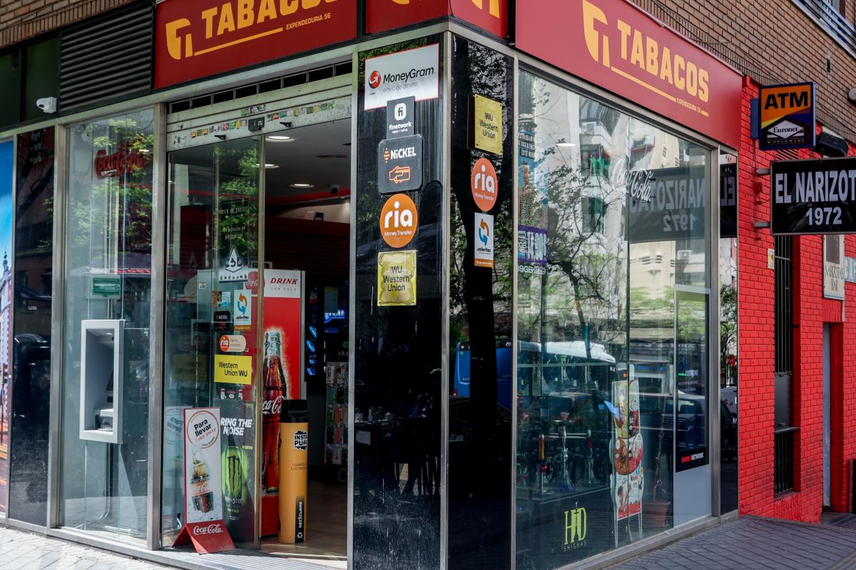 Un estanco en Madrid, en una imagen de archivo.