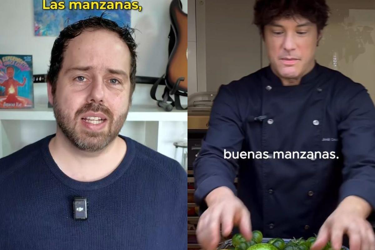 El químico Vladimir Sánchez y el cocinero Jordi Cruz.