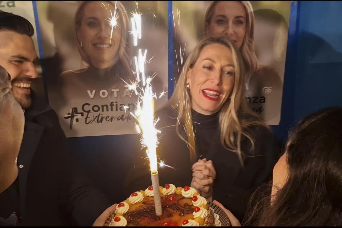 Elecciones en Extremadura: La candidata del PP, María Guardiola