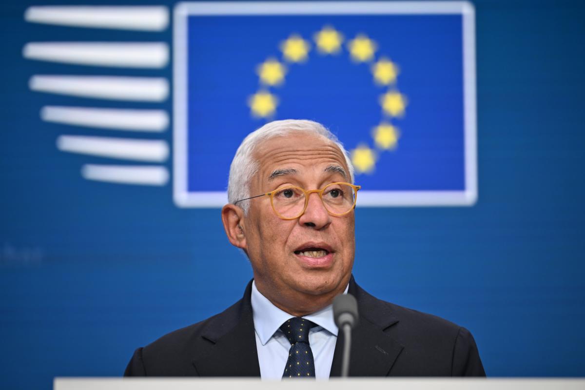 El presidente del Consejo Europeo, António Costa.