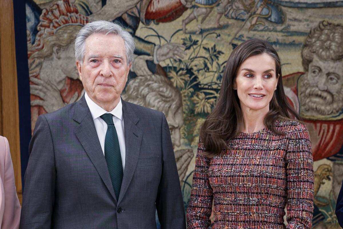 Foto de archivo del periodista Iñaki Gabilondo y la reina Letizia.