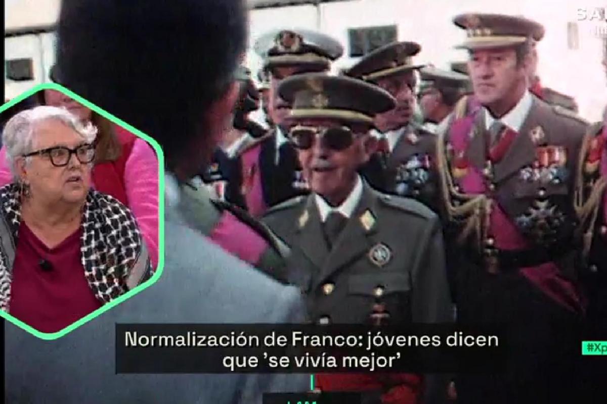 Maribel Masón manda este mensaje a los nostálgicos de Franco.