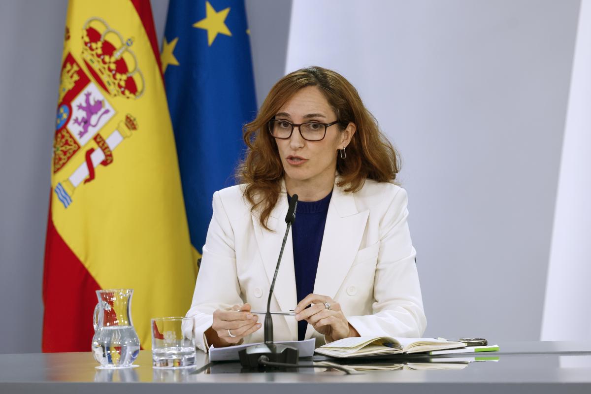 La ministra de Sanidad, Mónica García.