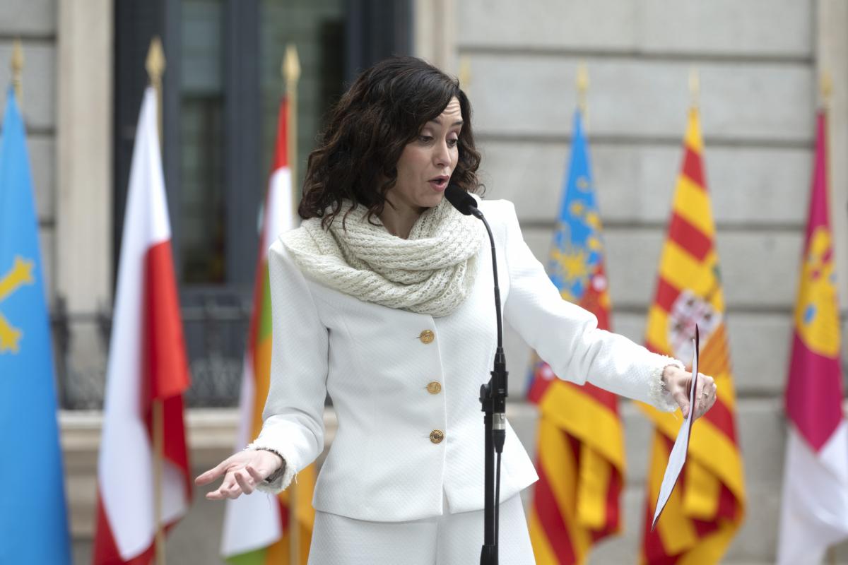 La presidenta de la Comunidad de Madrid, Isabel Díaz Ayuso.