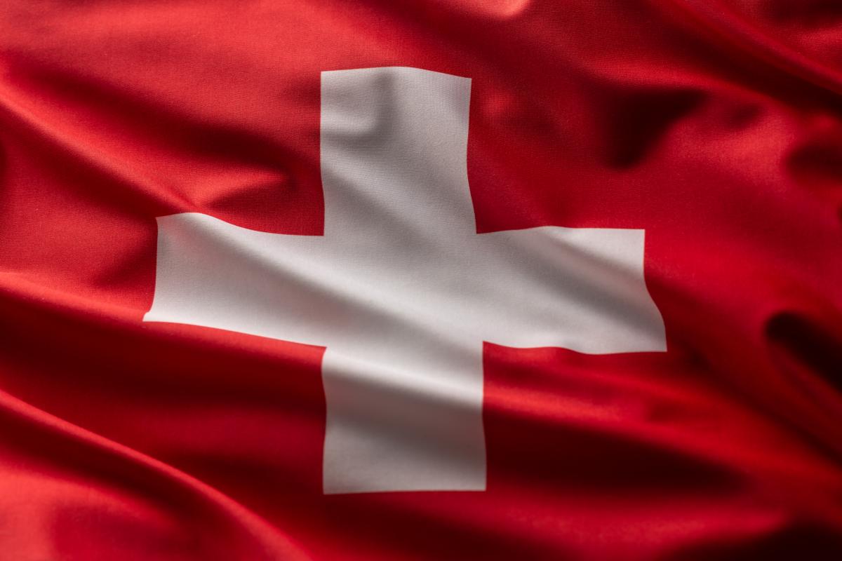 La bandera de Suiza