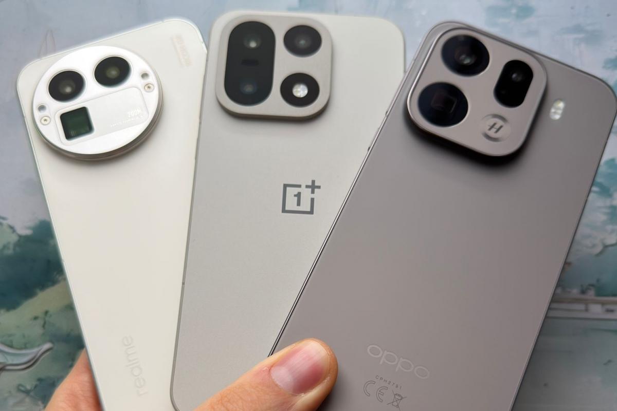 Comparo el OPPO Find X9 Pro, el OnePlus 15 y el realme GT 8 Pro.