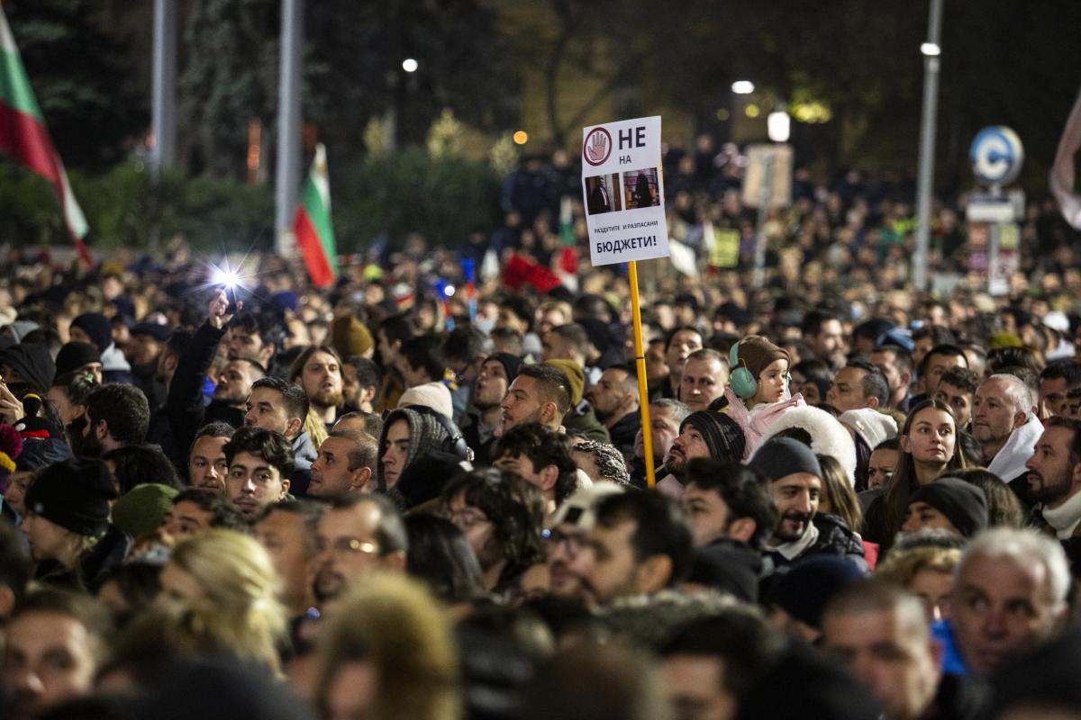 Protestas en Sofia, Bulgaria