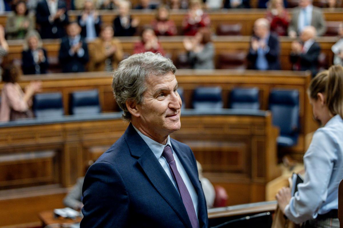 El presidente del Partido Popular, Alberto Núñez Feijóo.